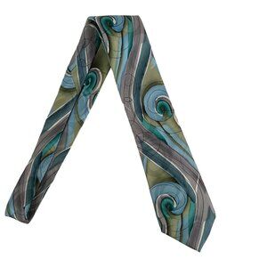 J Garcia Mens Necktie Tie Birdland Collection Fifty Three Silk 3.5 in wide